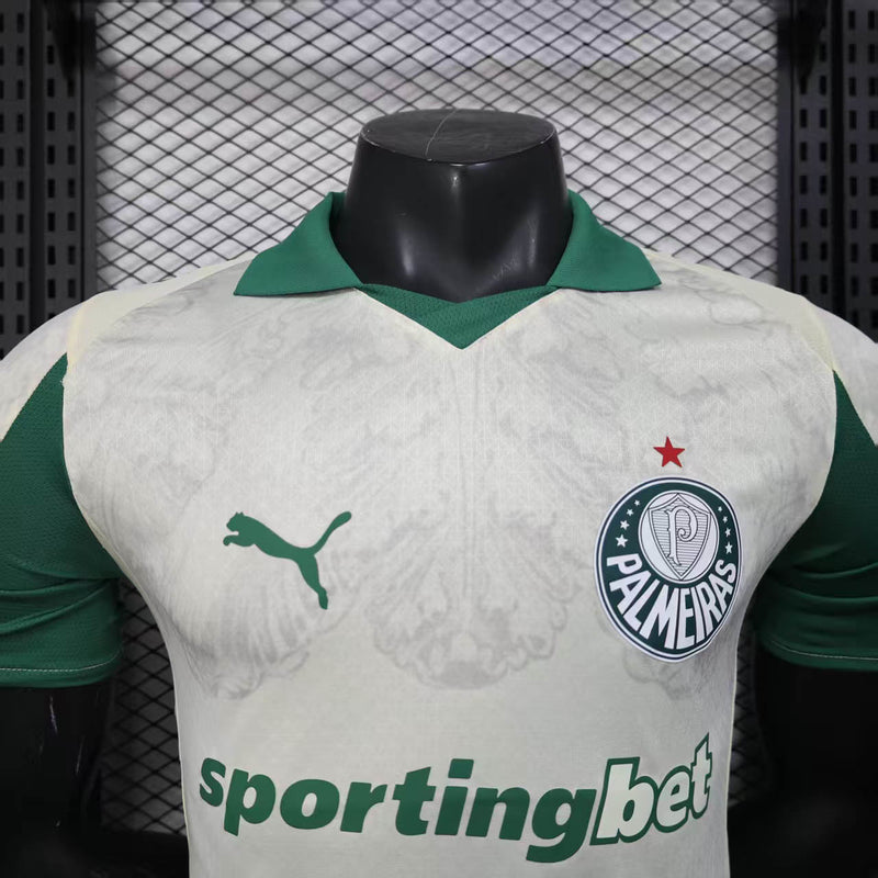 CAMISA VERSÃO JOGADOR DO PALMEIRAS 25/26 BEGE