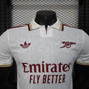 CAMISA VERSÃO JOGADOR DO ARSENAL 25/26 BRANCO