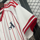 CAMISA DE BASEBOL DO ARSENAL 25/26 BRANCO E VERMELHO