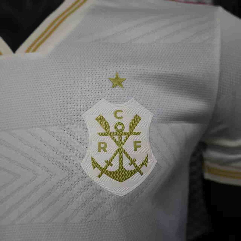 CAMISA VERSÃO JOGADOR DO FLAMENGO 25/26 BEGE