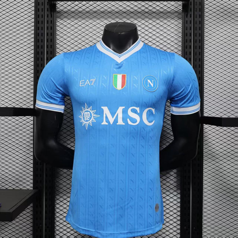 CAMISA VERSÃO JOGADOR DO NAPOLE 25/26 AZUL