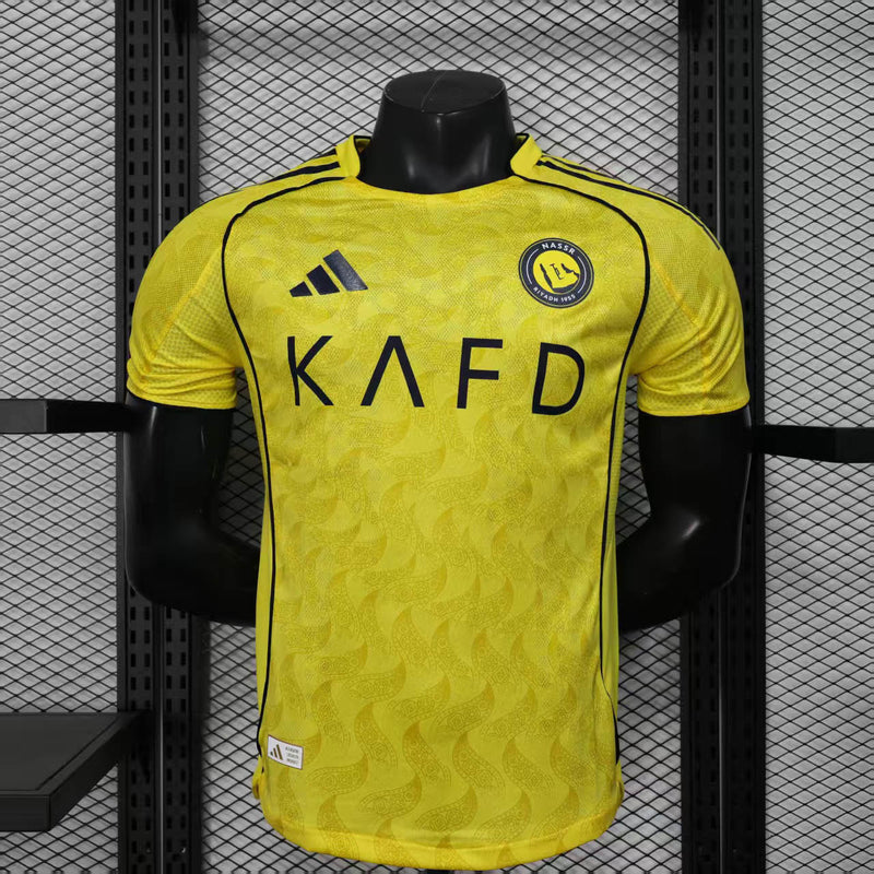 CAMISA VERSÃO JOGADOR DO AL NASSR 25/26 AMARELO