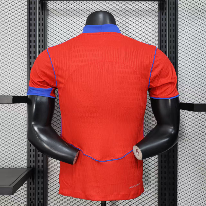 CAMISA VERSÃO JOGADOR DO PSG 25/26 VERMELHO