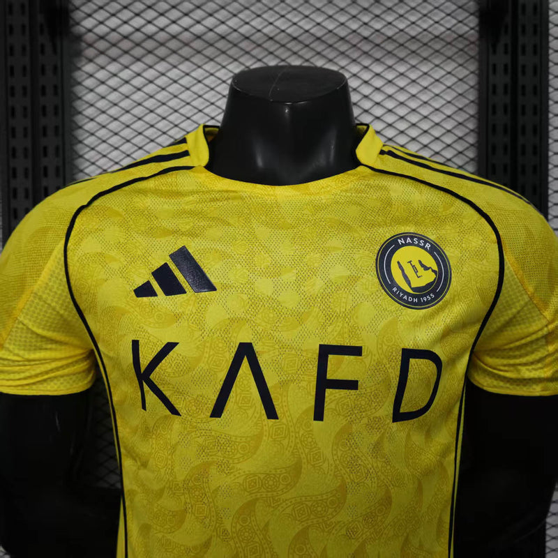 CAMISA VERSÃO JOGADOR DO AL NASSR 25/26 AMARELO